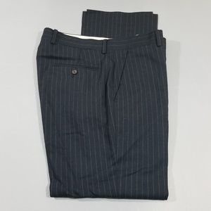 Lauren Ralph Lauren Mens Navy Blue Wool Dress Pant